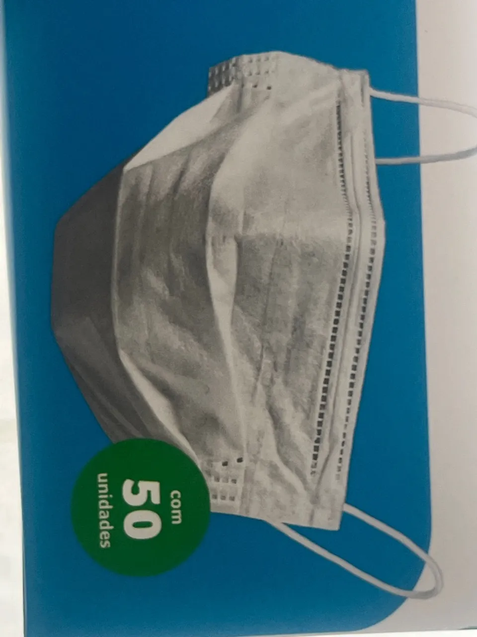 24 pactes Máscaras Descartáveis c/ 50 unidades