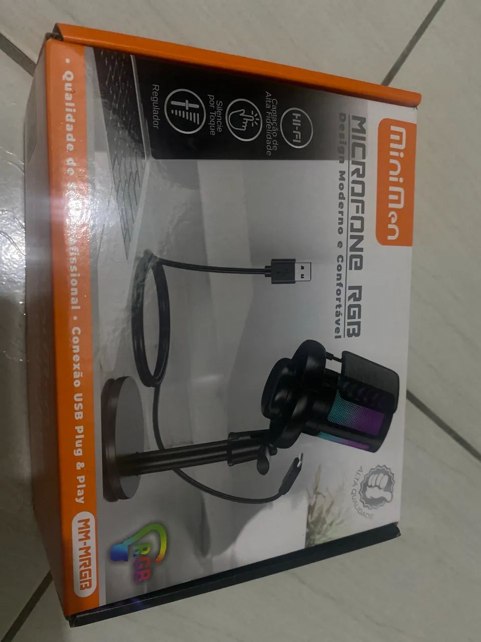 MM-MRGB Gaming Microphone with Cardioid USB-C Plug-and-Play and RGB Lighting64617878415105120