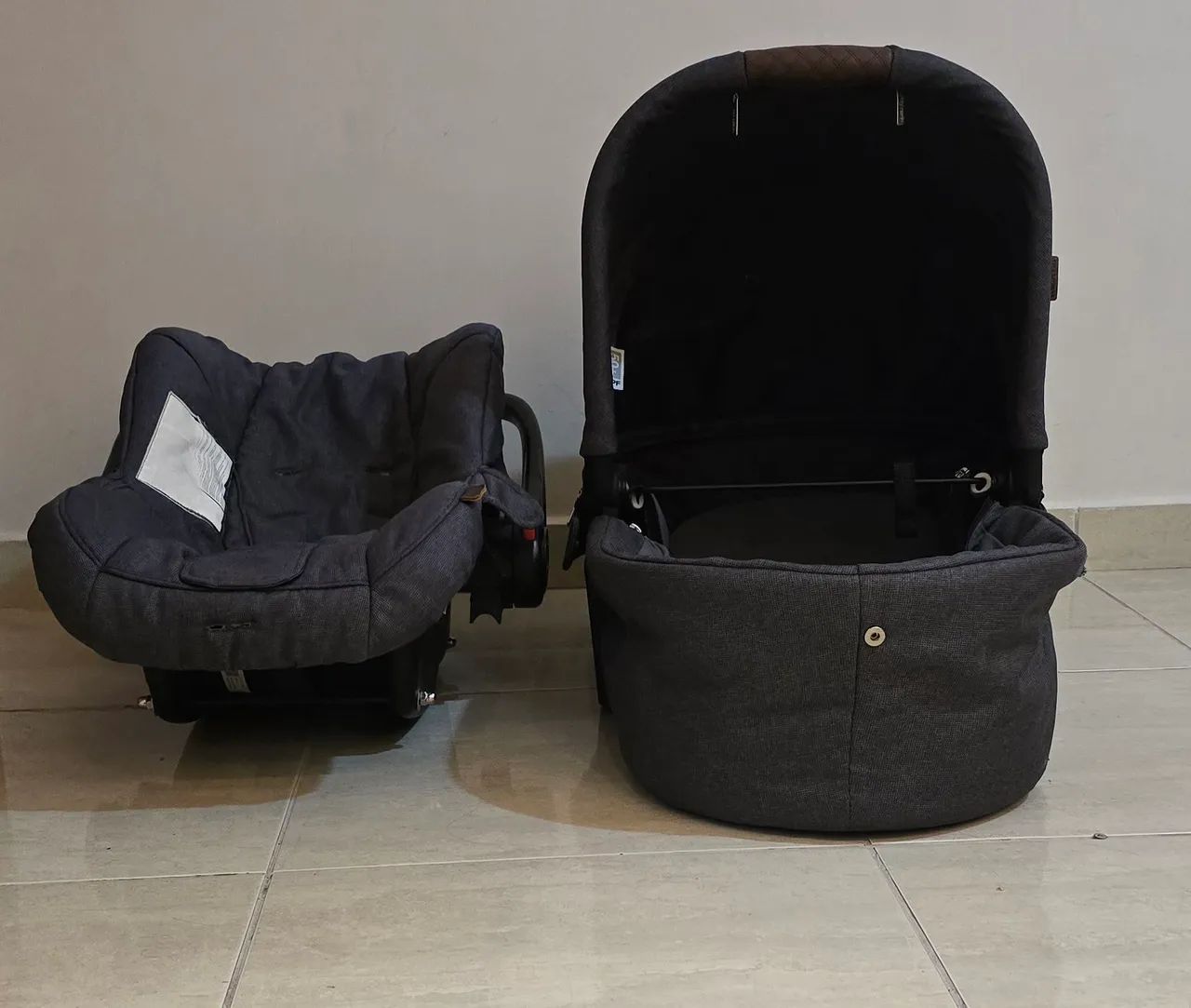 Carrinho de bebê moderno e prático - Foto 6