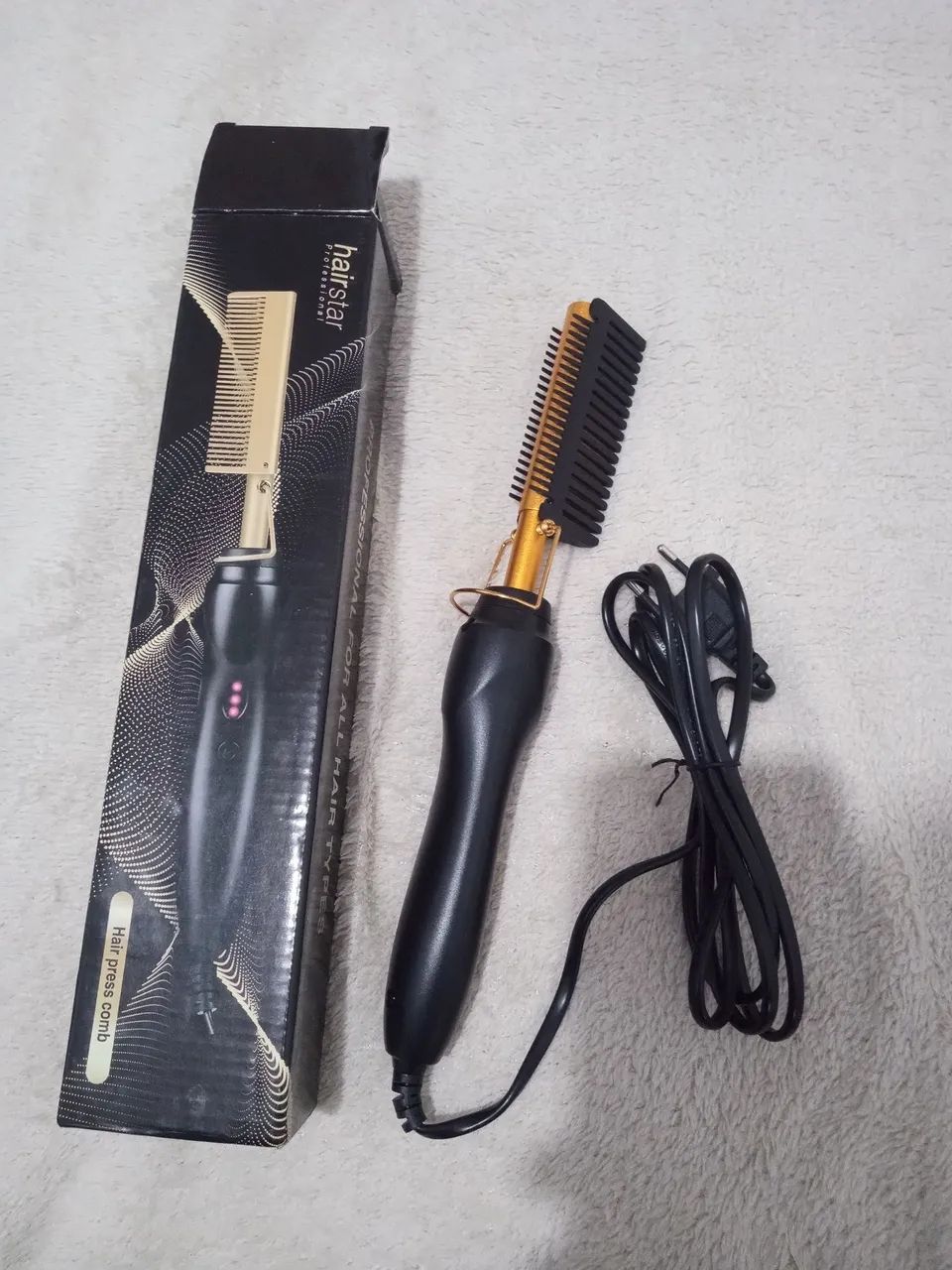Prancha de cabelo escova Hair Star - Foto 2