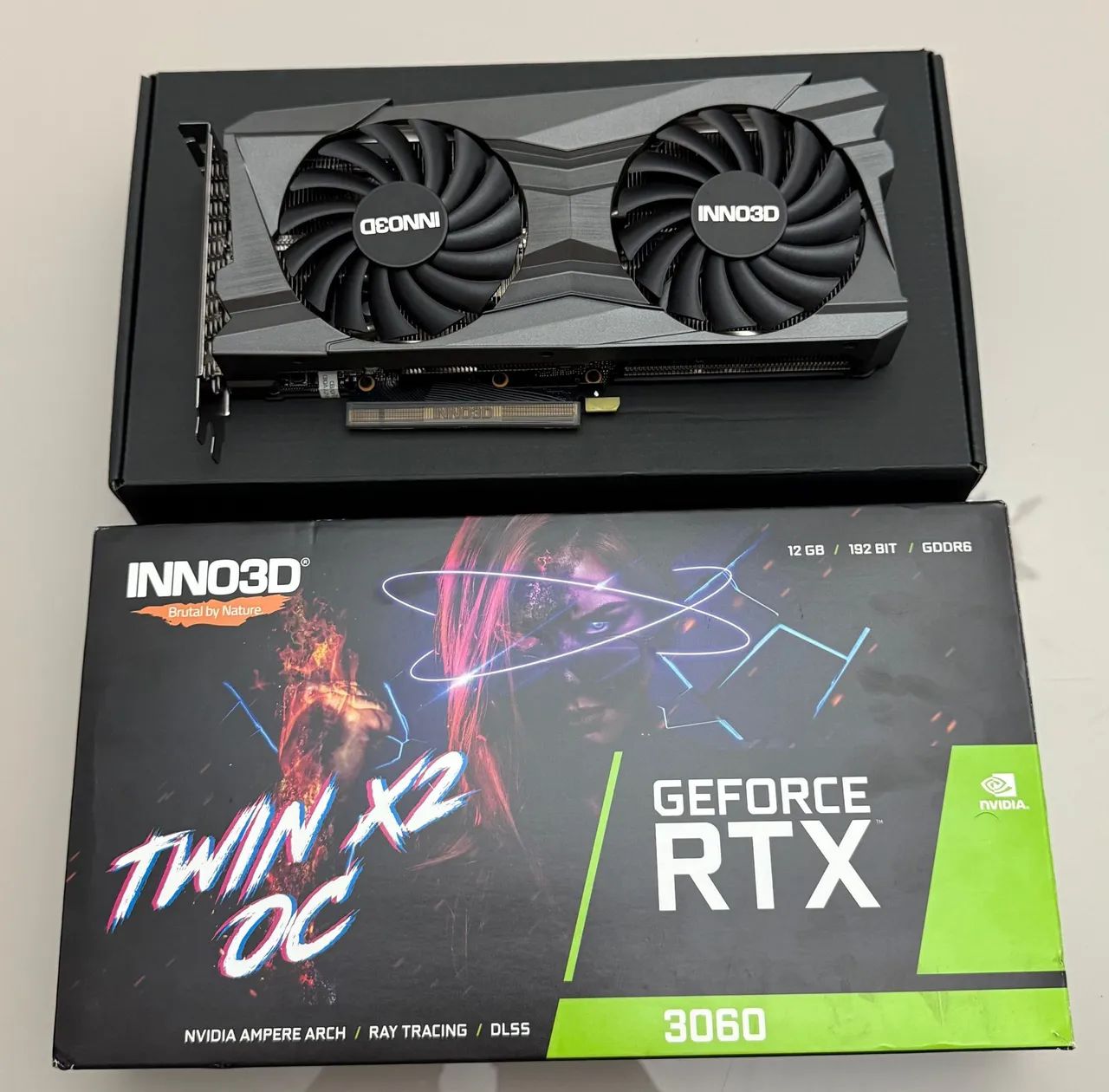 Placa de Vídeo INNO3D GeForce RTX 3060 Twin X2 OC 12GB GDDR6