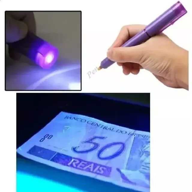 caneta detectora de nota falsa myc-02 tomate- roxo
