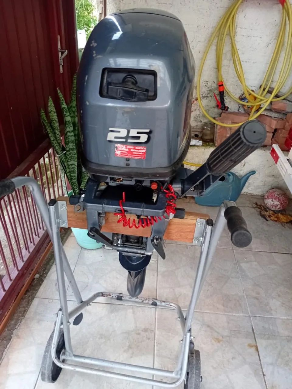 Barco com reboque e motor Yamaha 25 HP. Os três em excelente estado. . - Foto 3