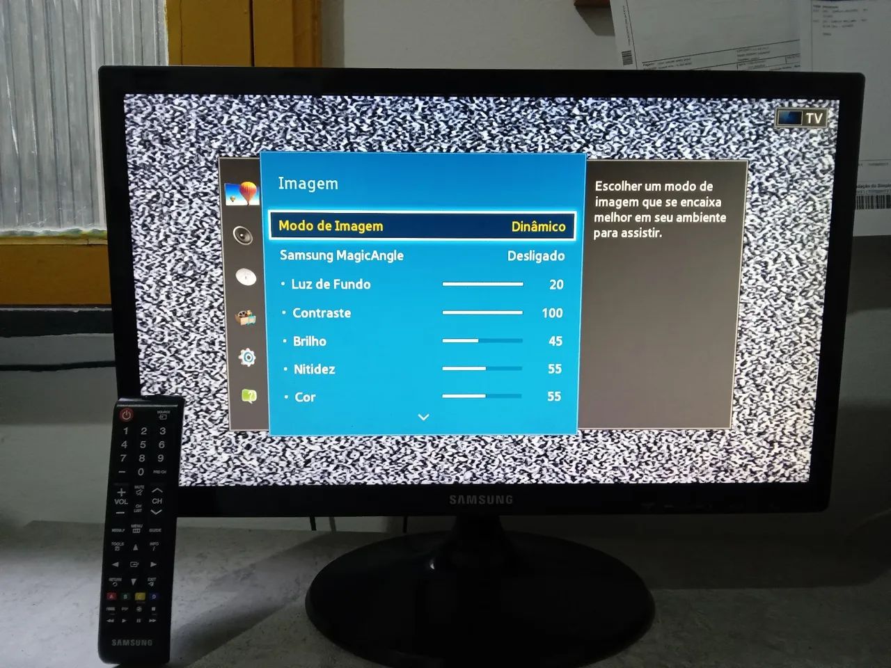 TV / Monitor Samsung com ótima qualidade de imagem