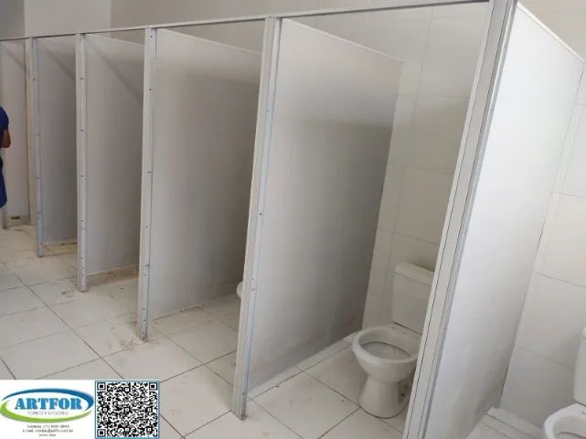 Divisórias Banheiro, Divisórias para Wc, Divisórias Sanitárias Naval, @artfordivisorias - Foto 2