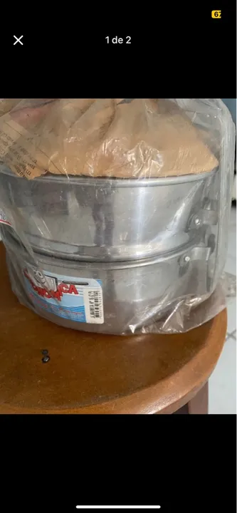 Marmita de alumínio N16 com 2 unidade