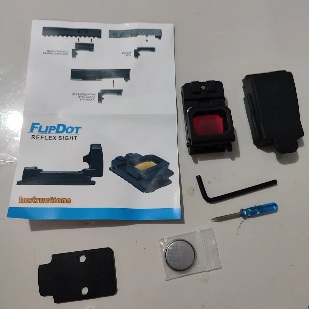 Red dot Mira Reflex FlipDot - Perfeita para Drones