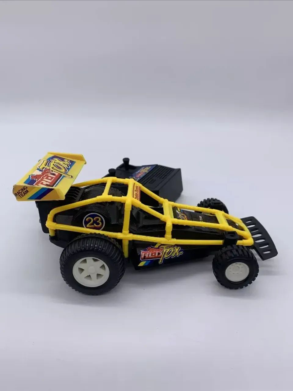 Carrinho antigo (anos 70) RedFox controle remoto com fio raro (FUNCIONA) - Foto 3