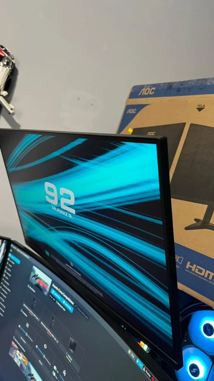 AOC 27-inch Monitor with HDMI 75 Hz Complete with Base and Box64312624230658120