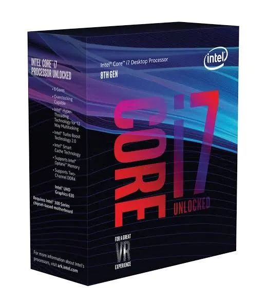Intel core i7-8700 / i7 8700k 計4枚セット Processador Core i7 8700k 4.7GHz - Peças de Hardware - Águas