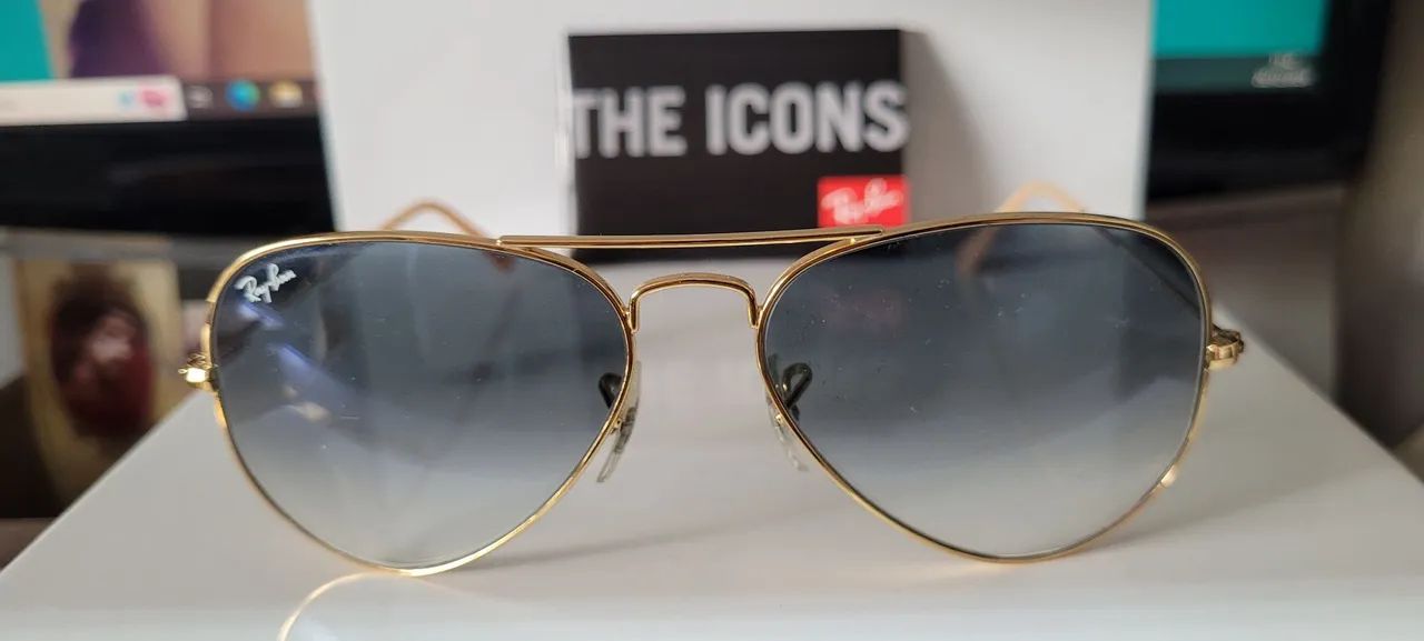 Óculos de sol Ray-Ban Aviator original - Foto 3