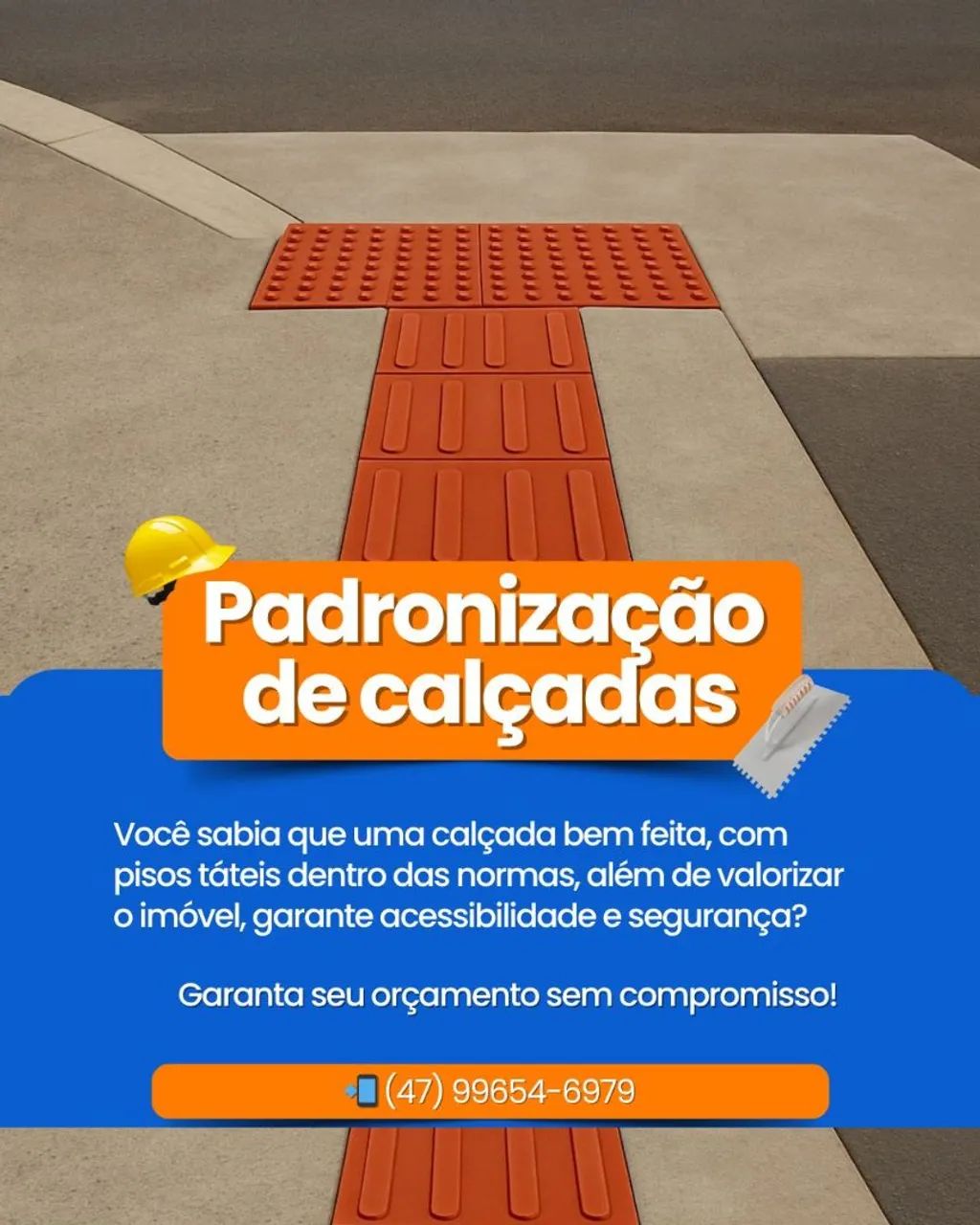 Piso tátil / piso podotatil  - Foto 6