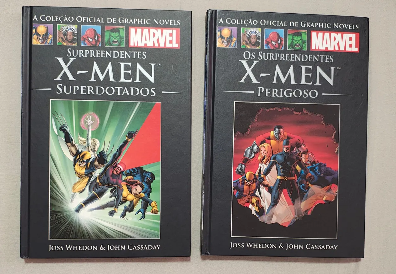 Surpreendentes X-Men Salvat Capa Preta 36 + 37