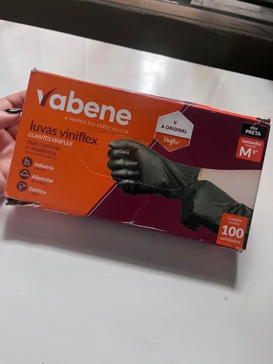 Luvas Viniflex - Pacote com 100 unidades - Tamanho M