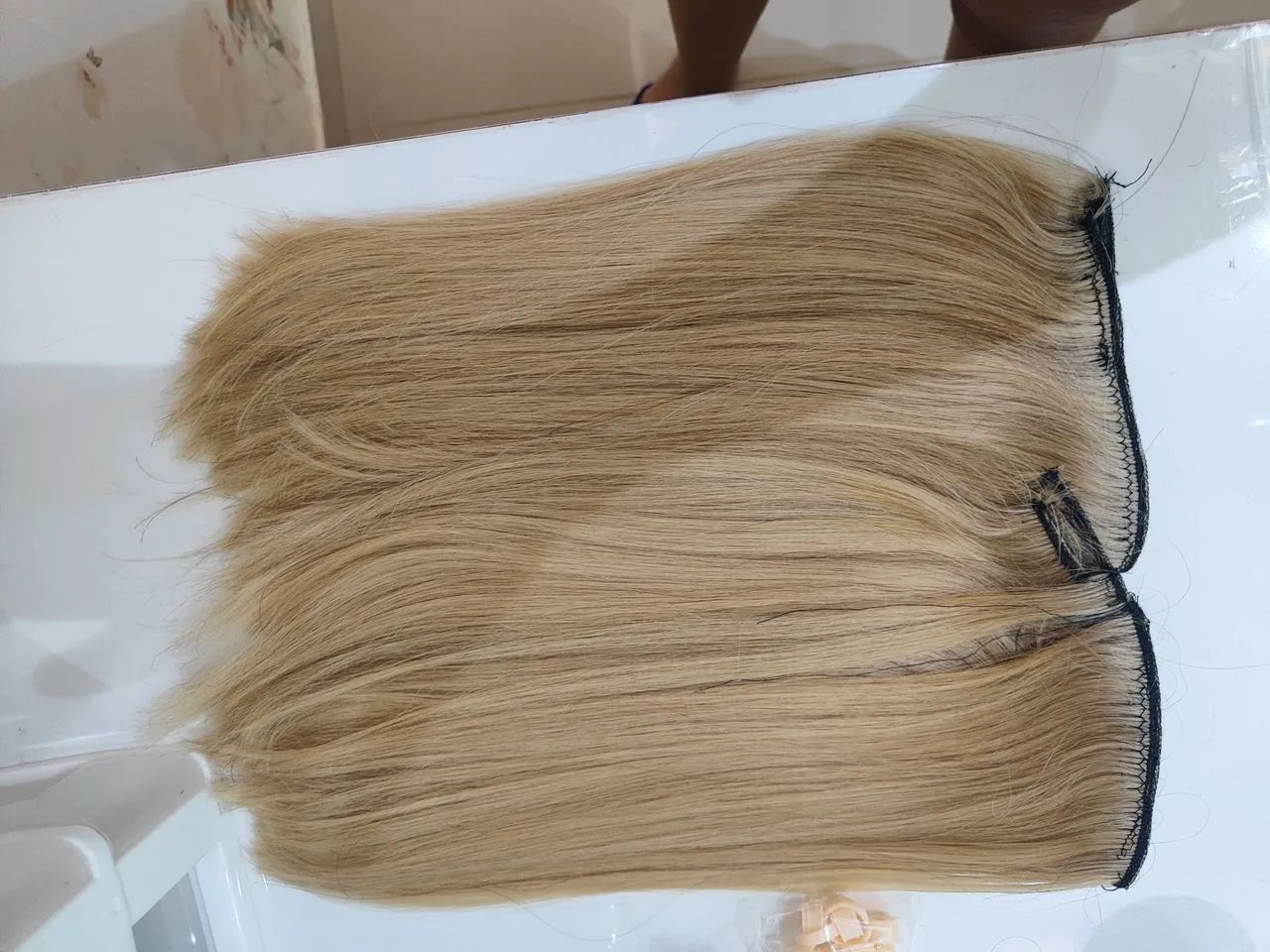 Mega Hair Cabelo Humano - Loiro Claro - Foto 3
