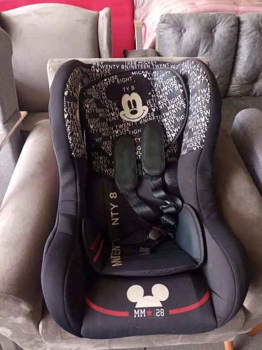 Cadeirinha usada de Carro Infantil Mickey Mouse - Foto 3