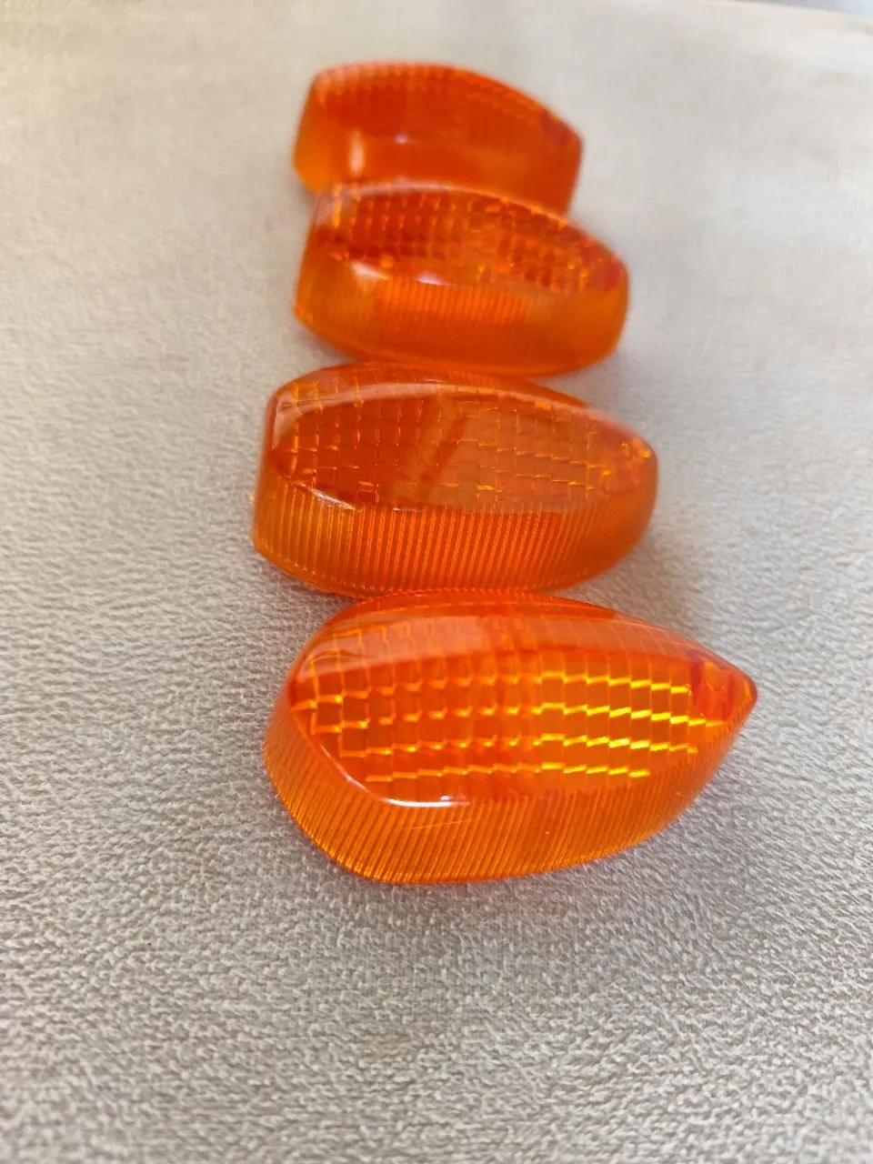 Lentes de Pisca Laranja para Moto Yamaha s - Novas