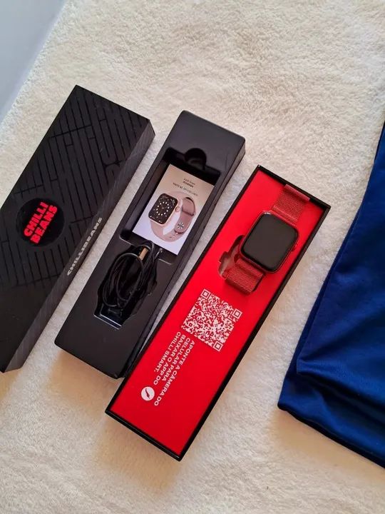  relógio smartwatch Chilli Beans unissex reverse cor vermelho, novo, na caixa, nunca  - Foto 5