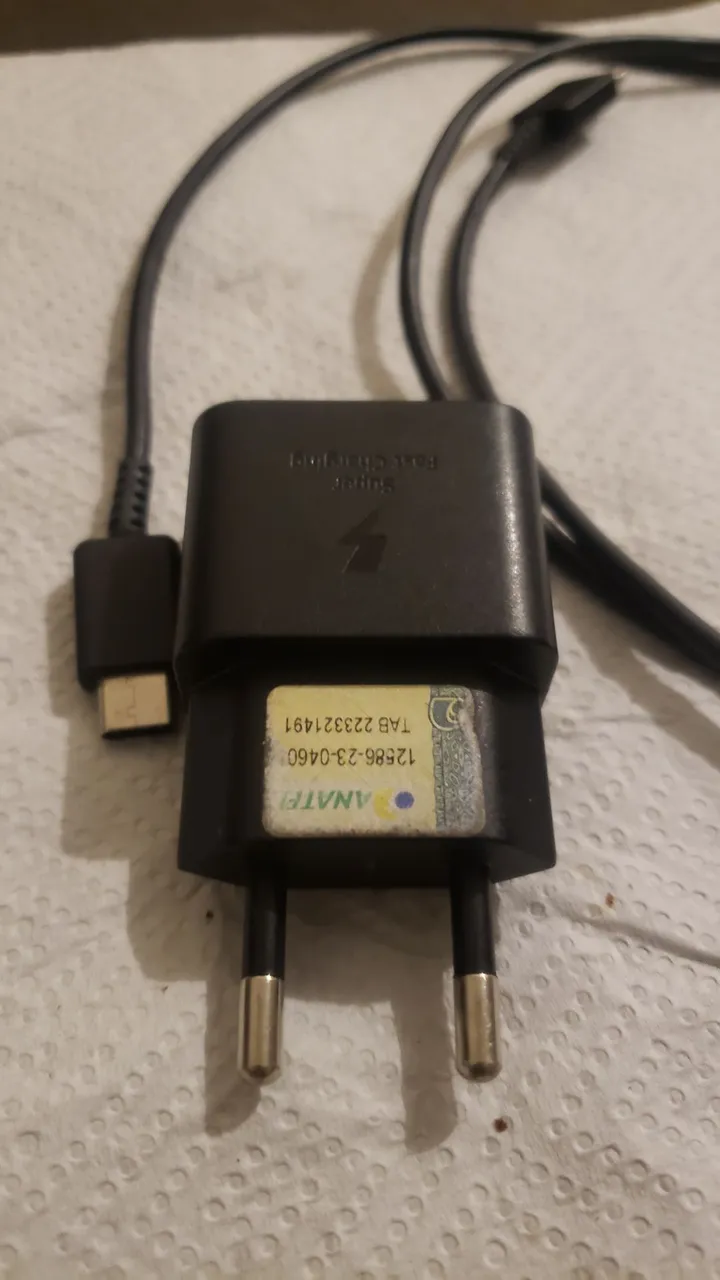 Carregador Super Fast Charging Samsung USB-C