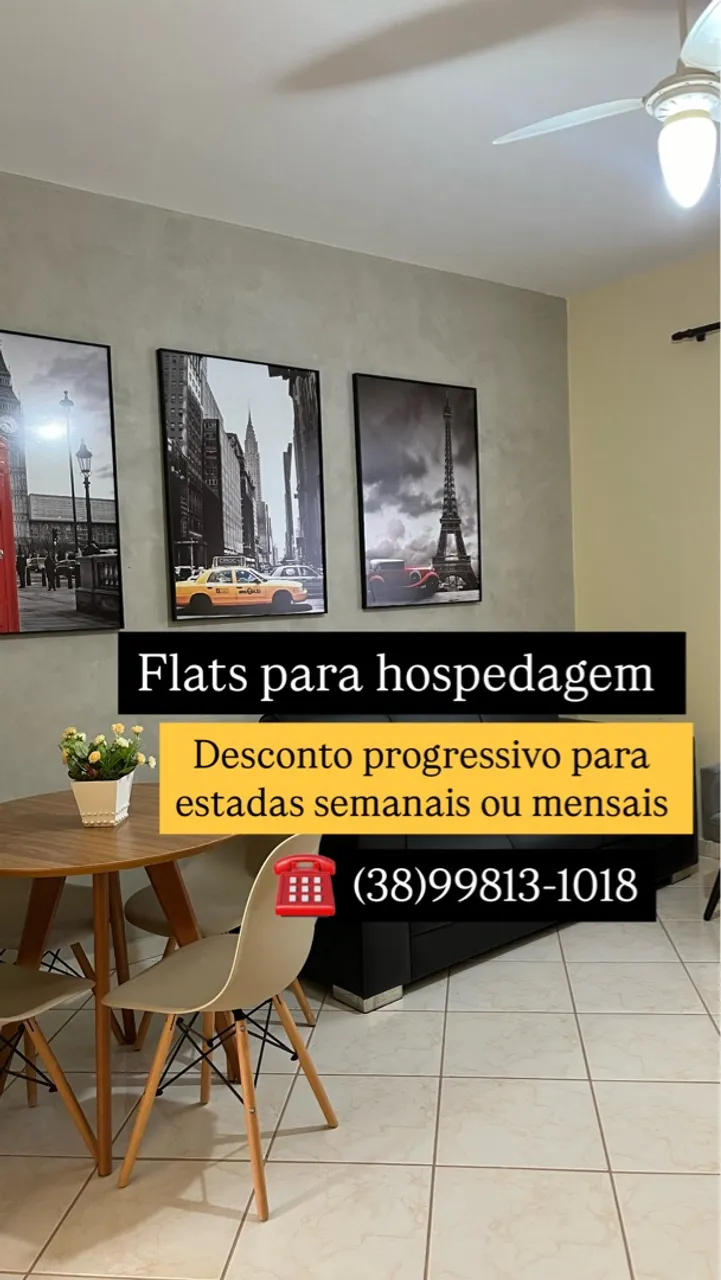 Flats espaçosos e arejados