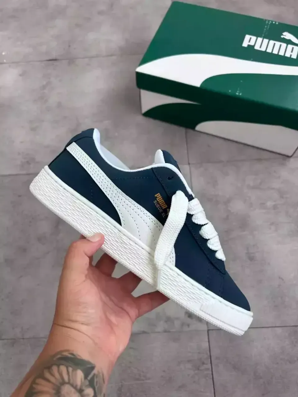 PUMA SUEDE XL AZUL (38-43) FRETE GRÁTIS