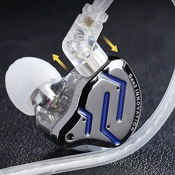 Fone profissional kz zsn pro 2 com case de brinde  - Foto 2