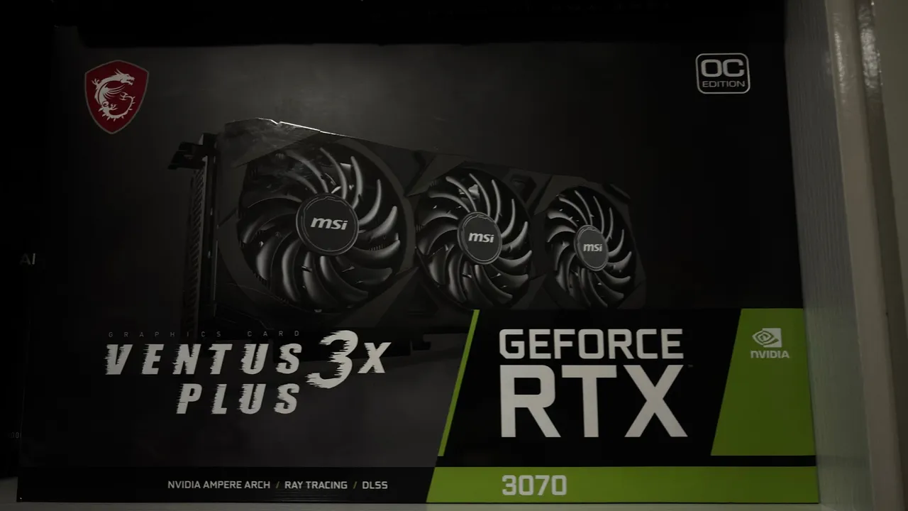 Rtx 3070 msi ventus 3x