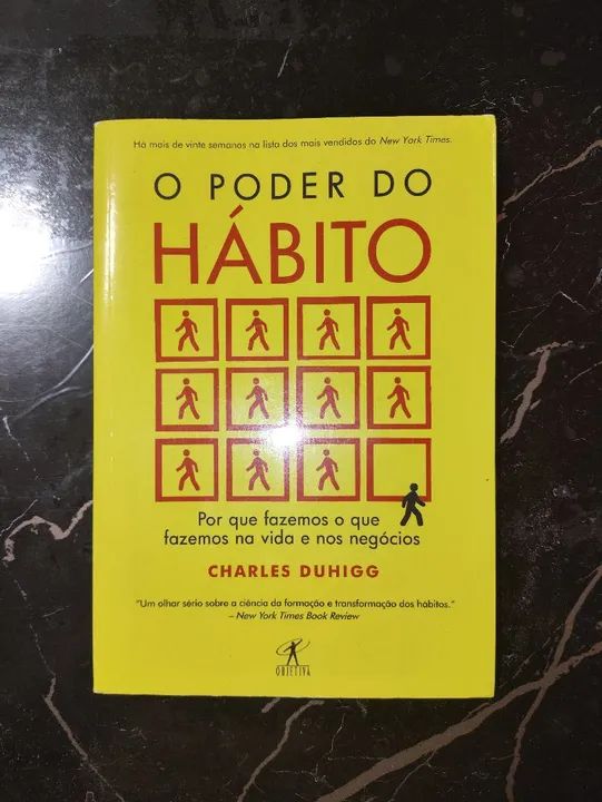 Livros O Poder do Hábito - Charles Duhigg (novo)