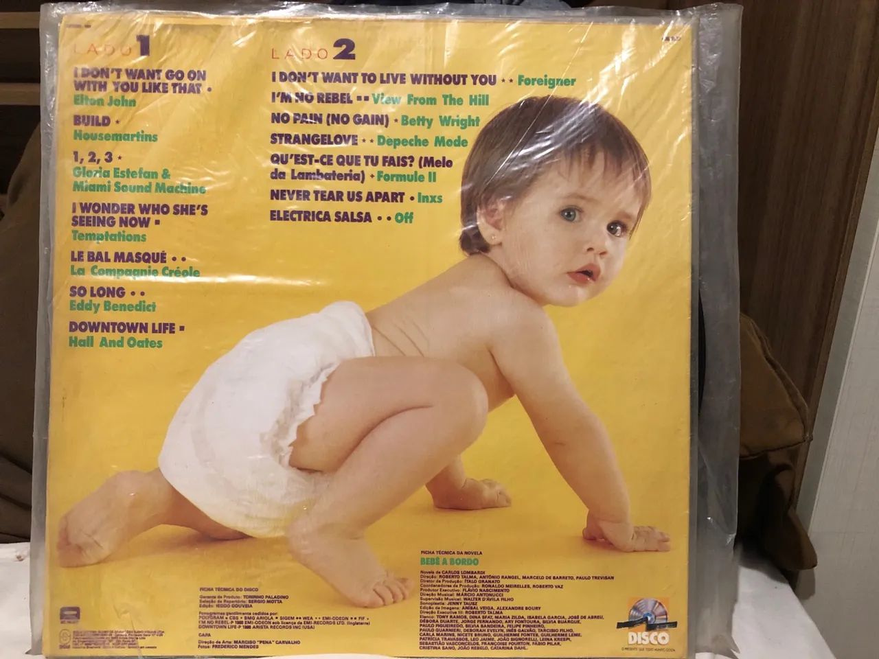 Disco Internacional Bebe A Bordo Lp Vinil - Foto 3