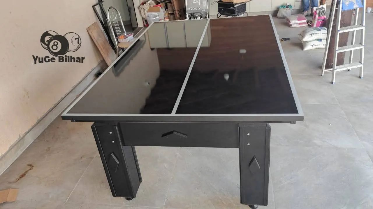 Mesa de sinuca com campo de pedra ardósia  - Foto 4