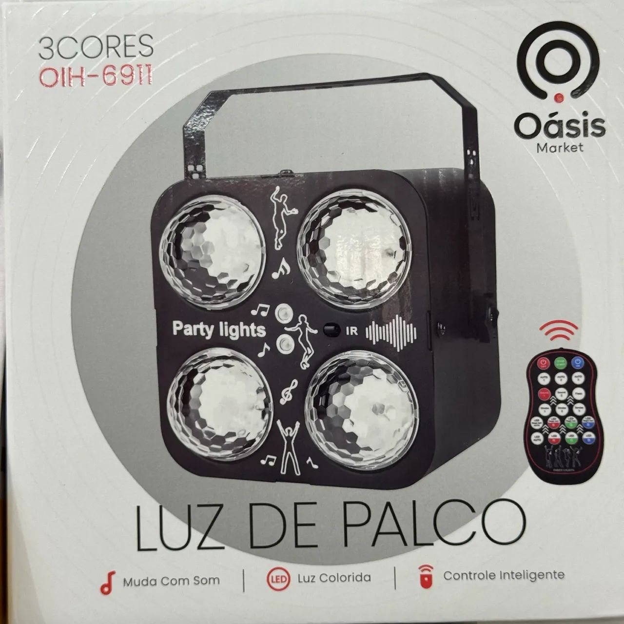 Luz Estroboscópica Led  Ideal P/ Festas, Dj E Eventos - Foto 2
