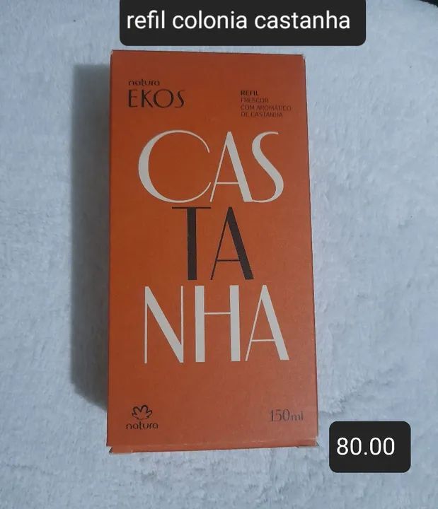 Refil Colônia Castanha Natura Ekos 150ml