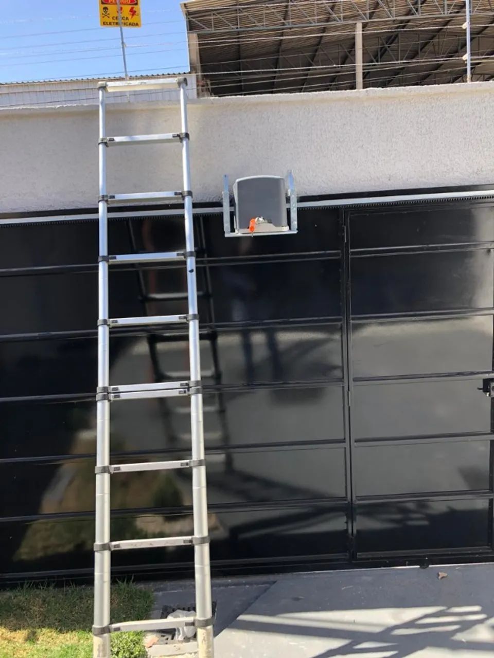 Motor para portão instalado Rossi ou PPA - Foto 4
