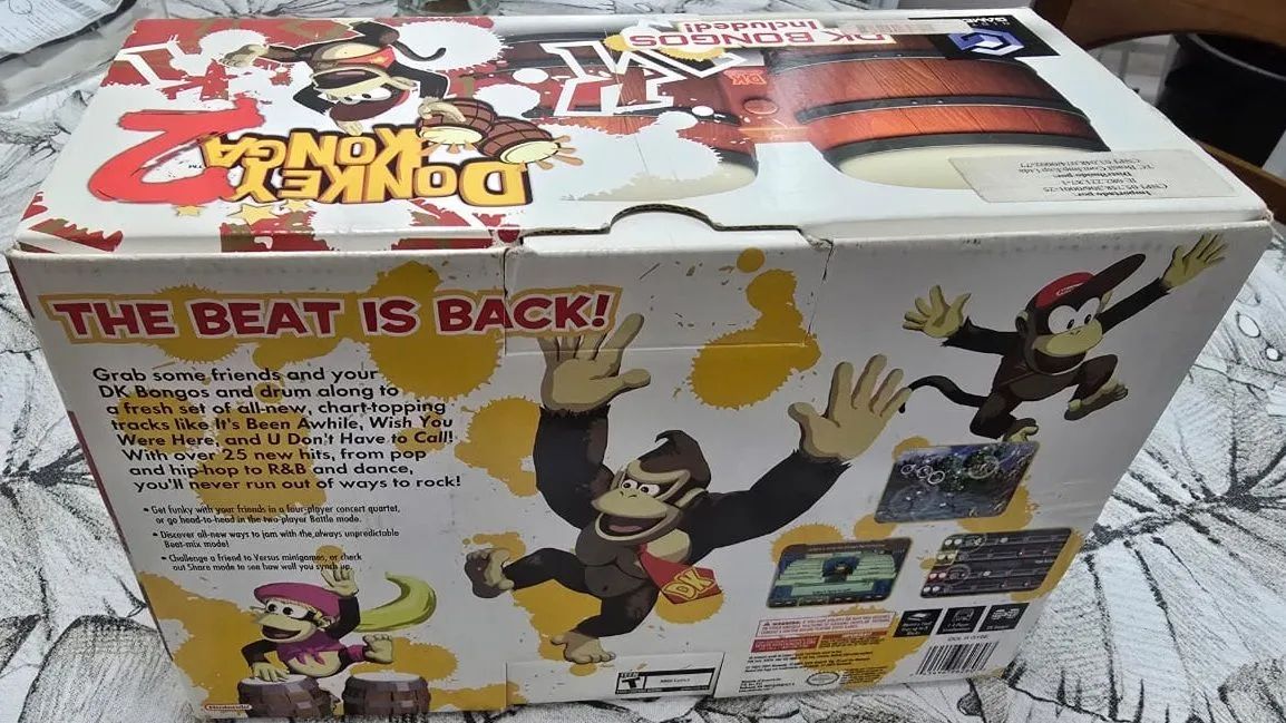 Donkey Konga 2 - Game Cube - Com Bongos - Foto 5