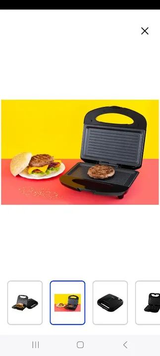 Sanduicheira Elétrica  - Prática e Rápida - Foto 2