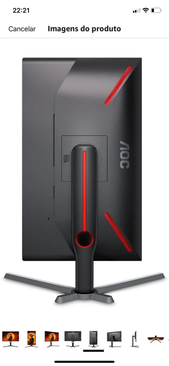 Monitor Gamer AOC Curvo 240Hz - Foto 5