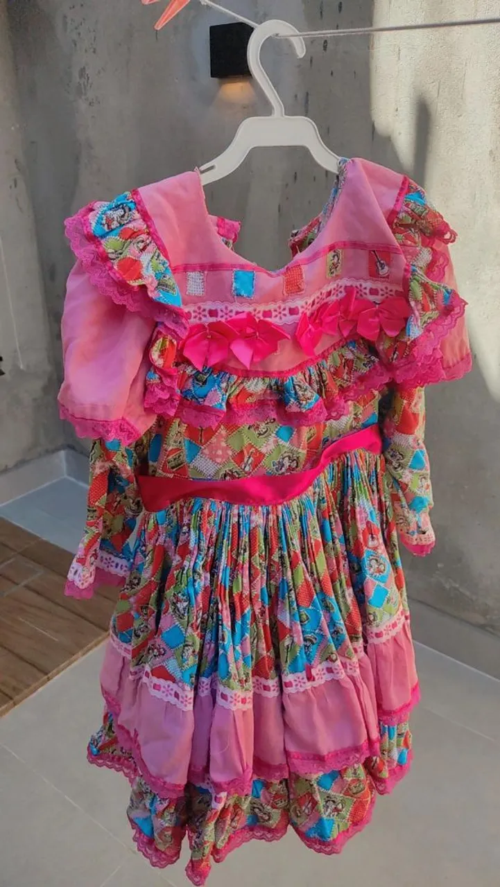 Vestido Infantil Festa Junina