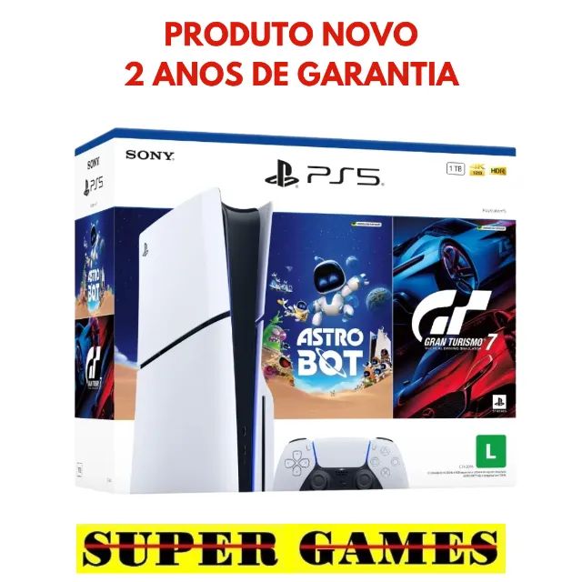 PS5 slim 1TB CFI-2014, AvaliamosTroca, loja física desde 2004, próximo ao Metrô. 