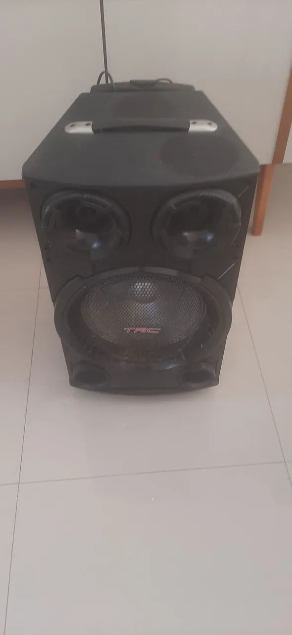Caixa de som TRC-736 com microfone  - Foto 2