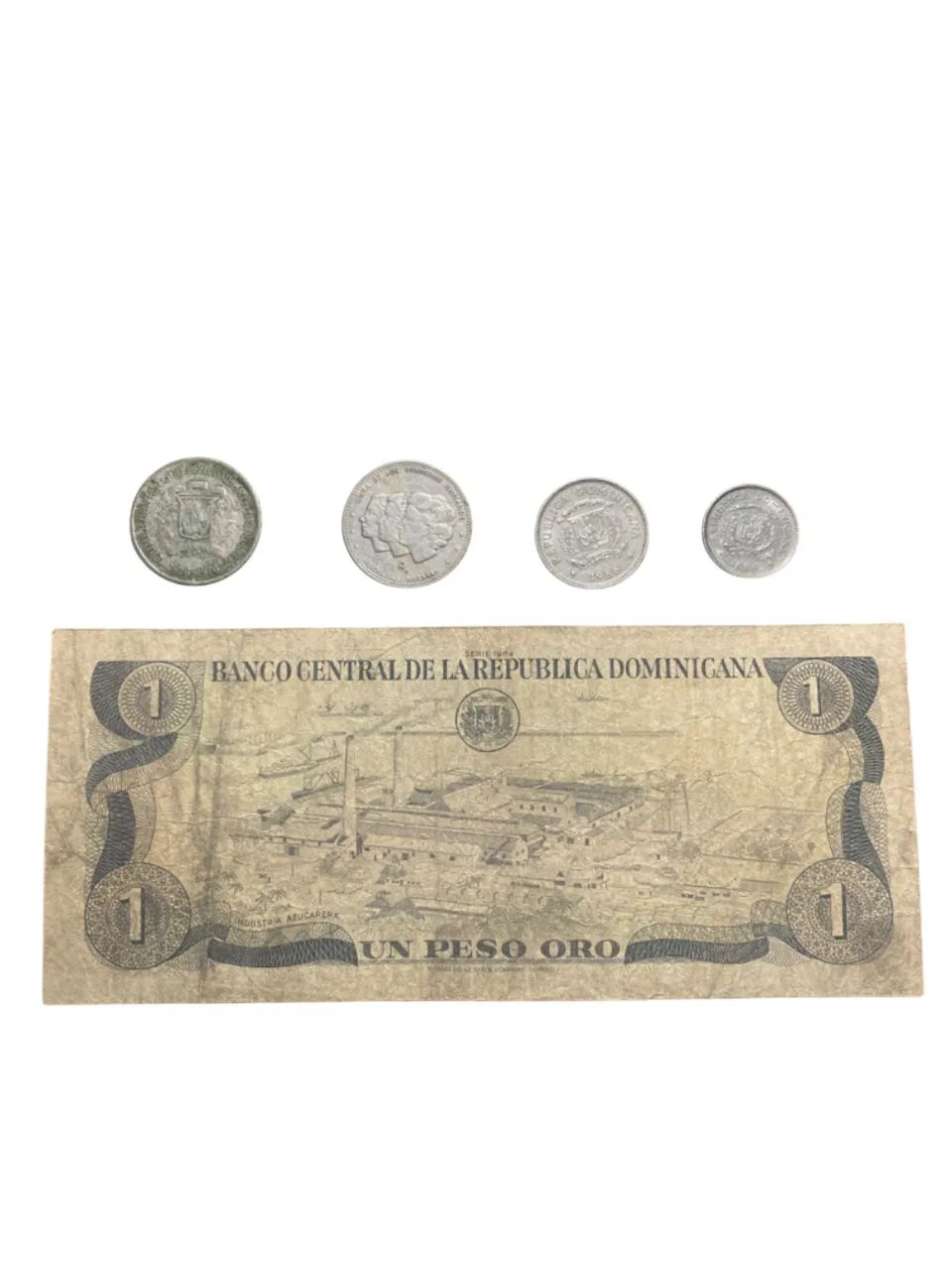 Coleção de Moedas e uma Cédula de "Peso Oro" da República Dominicana - Foto 2