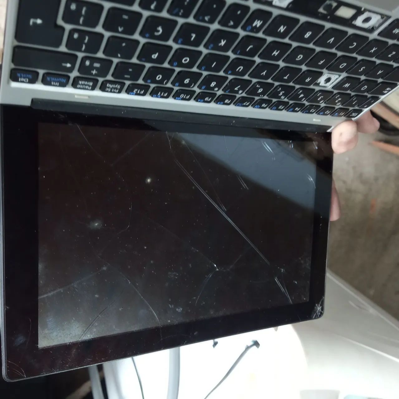 Notebook Positivo - com defeito não liga tela quebrada no estado - Foto 2
