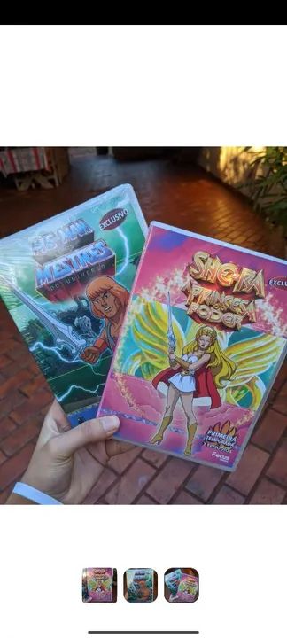Kit 1 temporada de She-ra a princesa do poder e He-man e os mestres do universo 
