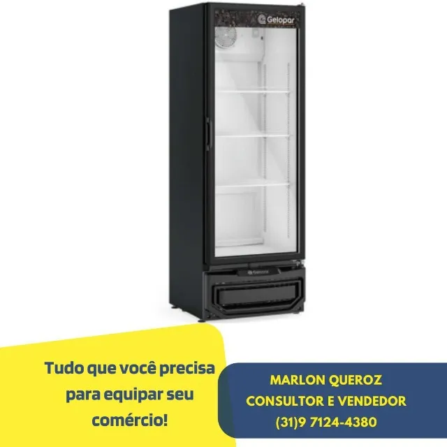 Refrigerador de Bebidas Gelopar 410 Litros Novo