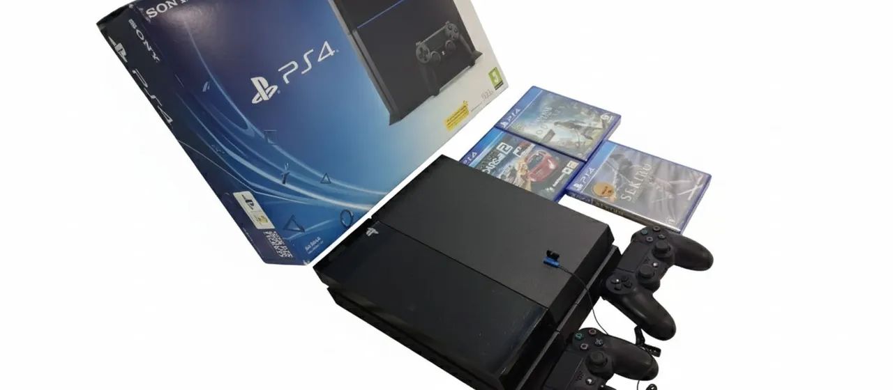 PS4 500GB + 3 JOGOS TOP! - Foto 2