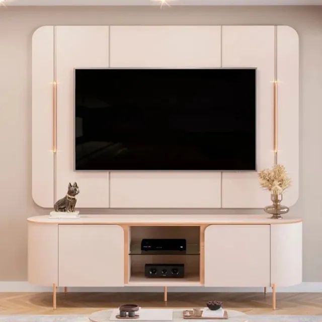 Rack com Painel P/TV Até 65 Polegadas 1.80M. Produto Novo Direto de Fábrica P/Sua Casa. - Foto 2