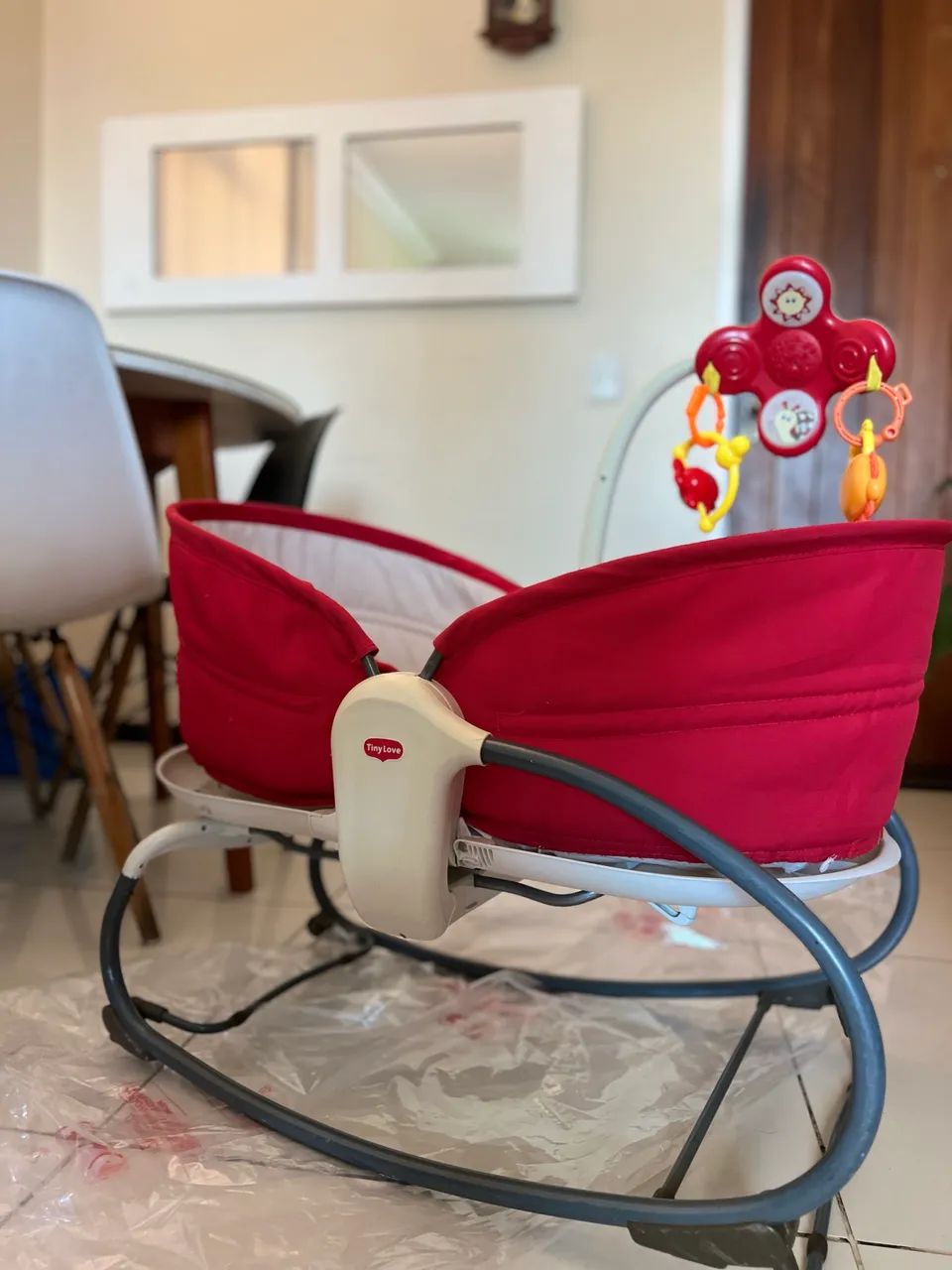 Moisés Ergonômico !  0/3 anos Bercinho Cadeirinha ! Toca vibra acende luzes ! Ac cartão  - Foto 2