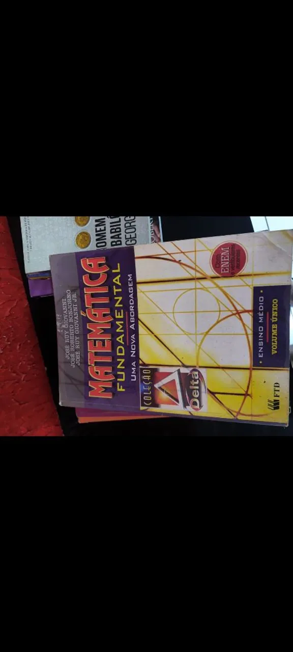 Livro Matemática Fundamental Ensino Médio - Coleção Delta