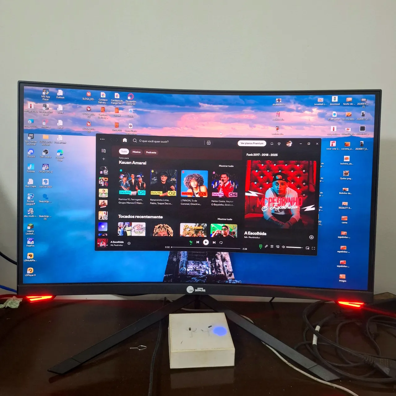 Monitor Gamer Curvo 24''