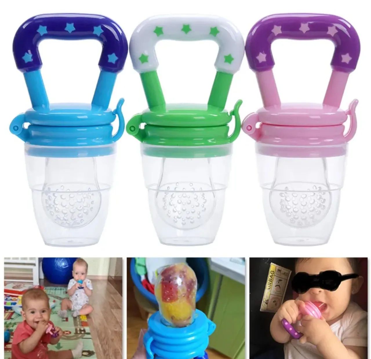 Chupeta para alimentação de bebê 