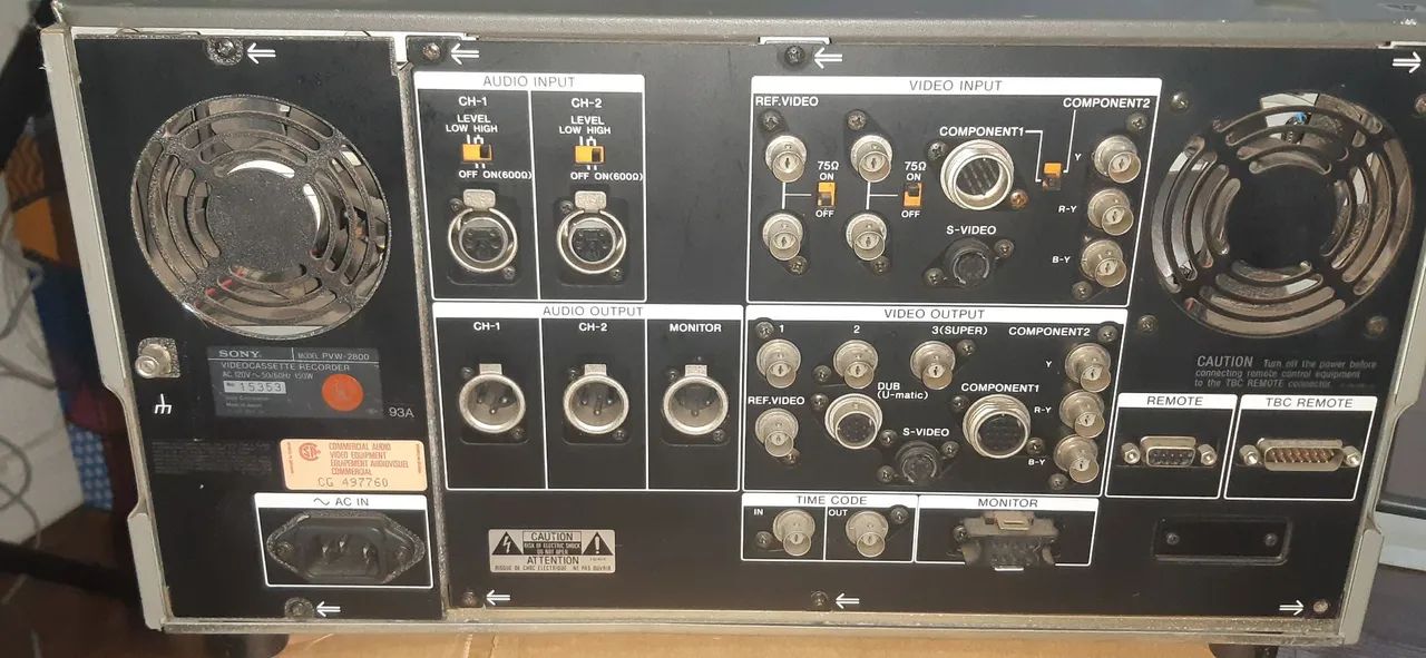Betacam SP PVW-2800 com defeito (não liga) - Foto 5